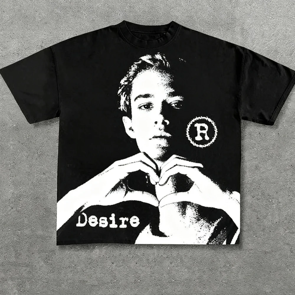 

Harajuku Letter Graphic T Shirts Y2k Tops Men Women High Street Oversized T Shirt Pro Choice Streetwear Vintage Tee Clothing