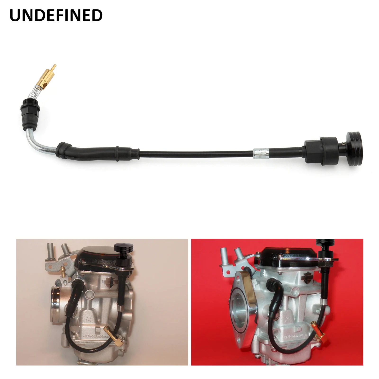 Fit For Harley CV40 Sportster XLH1200 XL1200 XL883 Big Twin Softail Motorcycle Carburetor Choke Cable Idle adjustment 27421-99C