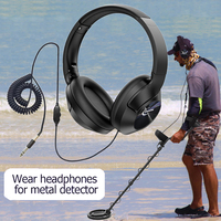 Metal Detector Earphone Professional Metal Detector for TX-850 TC-600 TC-800 MT705 Headphone Round hole Metal Detector Headset