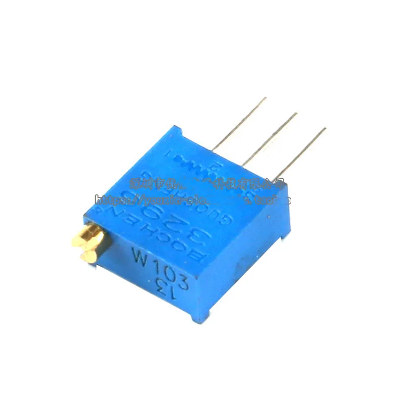 3296W top adjustment 1K2K5K10K20K50K100K200K500K1M multi turn precision adjustable resistance potentiometer