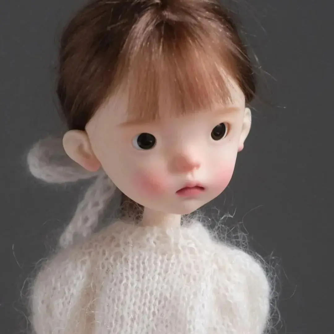 BJD-Puppe 1/6 Doudou Hale Mädchen mit großem Kopf, hochwertiges Harzspielzeug, Geburtstagsgeschenk, Baby-Engelspuppen im Angebot, bewegliche Puppe
