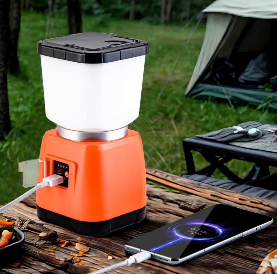 

Multi-purpose Portable LED Camping Lantern Waterproof Hand Crank Rechargeable Power Supply Phone Charger Outdoor Emergency Light