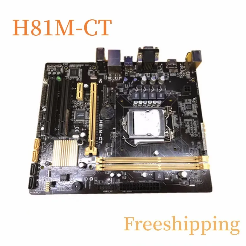 

For Asus H81M-CT Motherboard LGA1150 DDR3 Mainboard 100% Tested Fully Work