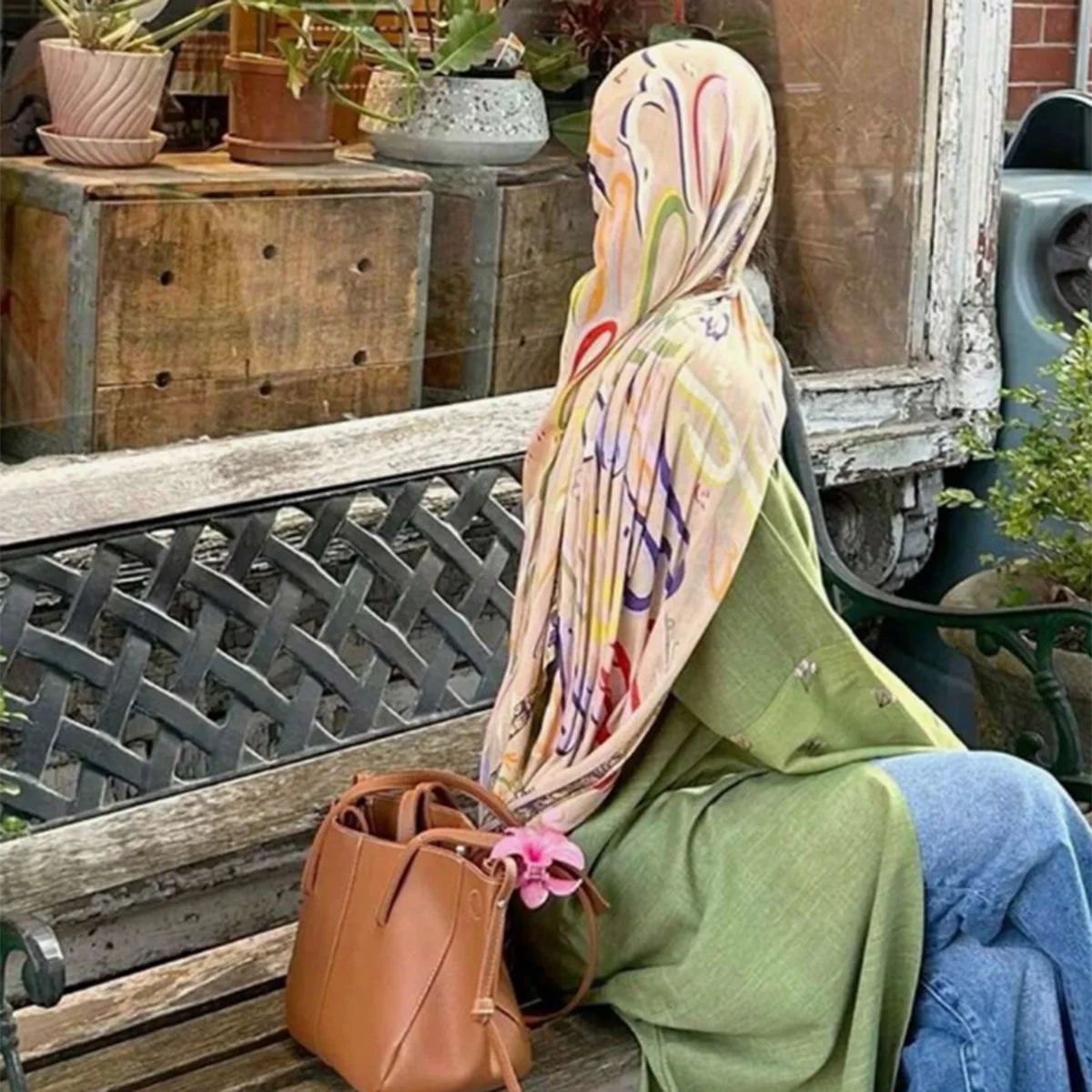 Chal de Modal de lino y algodón con estampado de acuarela, Hijabs, nuevo diseño, pañuelo musulmán de Malasia, cubierta para la cabeza islámica, bufanda de algodón para mujer