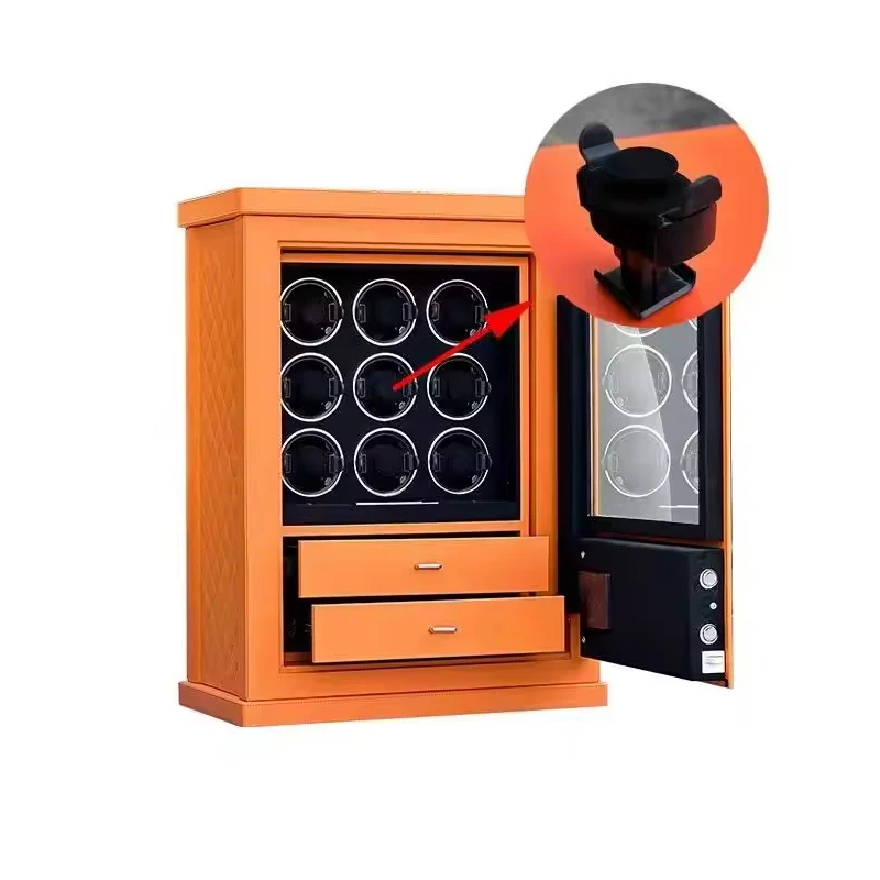 

IBBETON Watch Winder Взрывозащищенная стеклянная коробка для часов, сейф, механический сейф для часов, сменщик часов, противоугонный шкаф для хранения