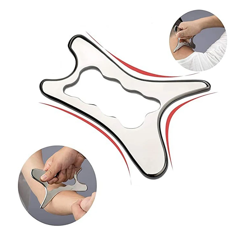 

Deep Tissue Stainless Steel Gua Sha Massage Tool Scraping Knife Massager for Muscle Relaxation Fascia Recovery Body IASTM Tool