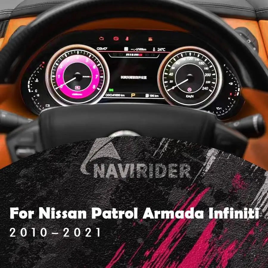 12.3”Speedometer CarPlay Cluster Smart Instrument For Nissan Patrol Y62 Armada For Infiniti QX56 QX80 2010-2021 Upgrade Cluste