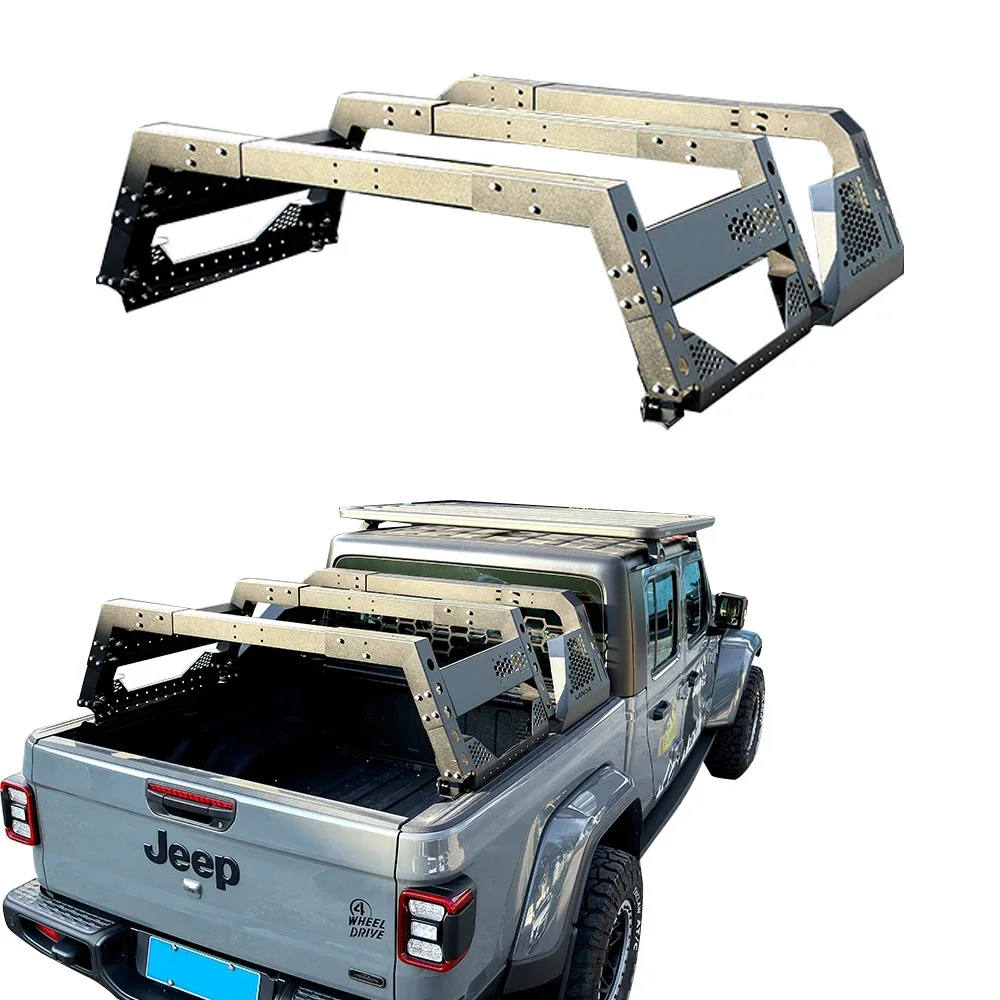 ApolloDirect Manufacture Retractable Truck Bed Cover Sport Roll Bar Universal Truck Bed Rack