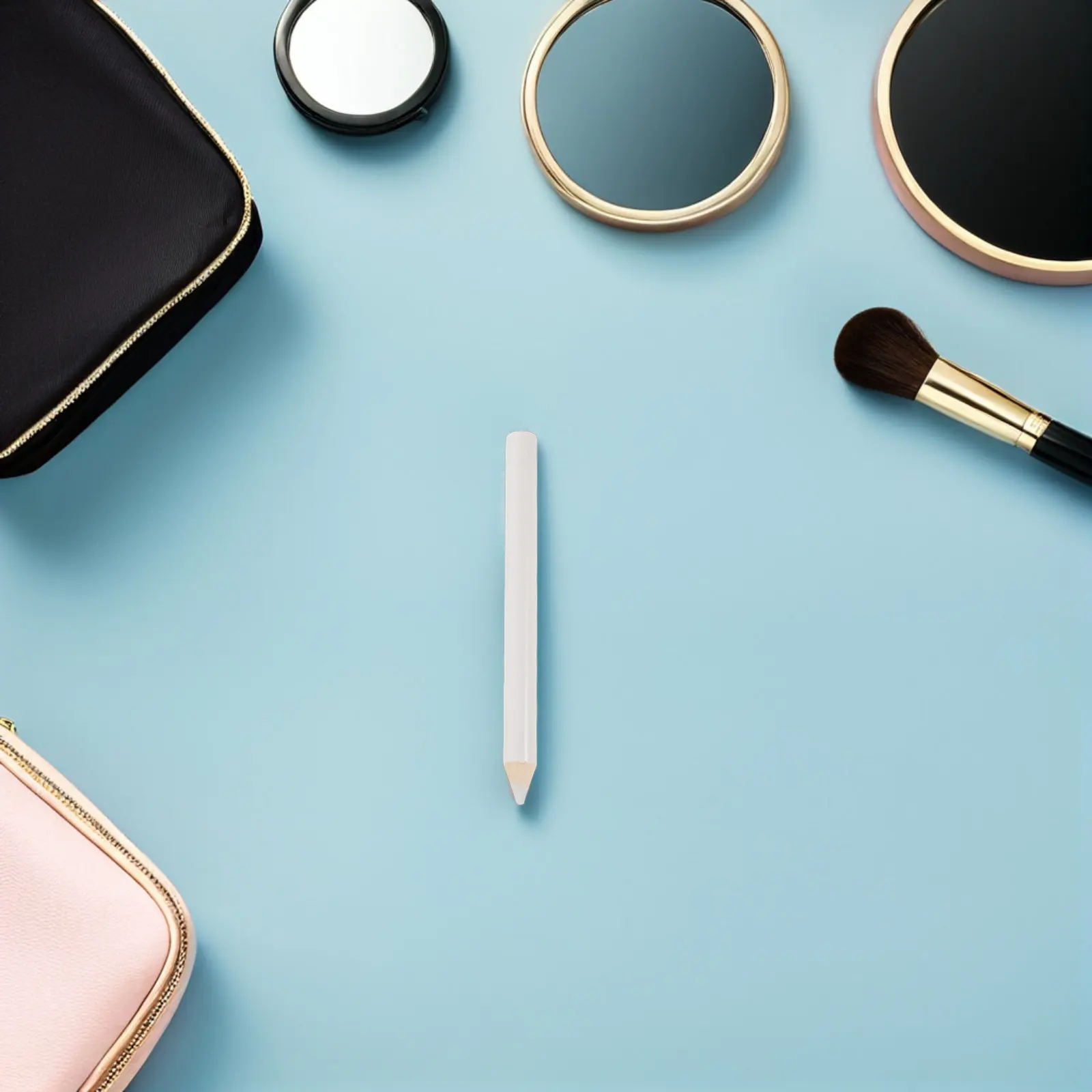 50Pcs Rhinestone Dotting Pens Self Adhesive Wax Picker Nail Art Tool White Fabric Marking Crystal Pickup Pencil Embroidery Nail