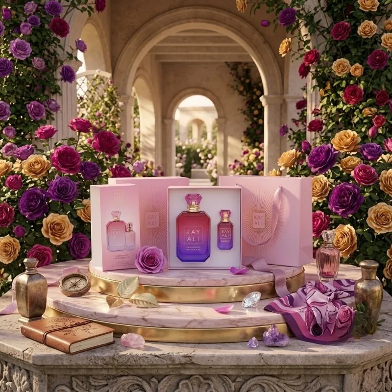 Coffret Cadeau Parfum KAYALI Vanille 100ml 10ml Unisexe Eau de Parfum Longue Durée Collection de Parfums Sucrés de Luxe
