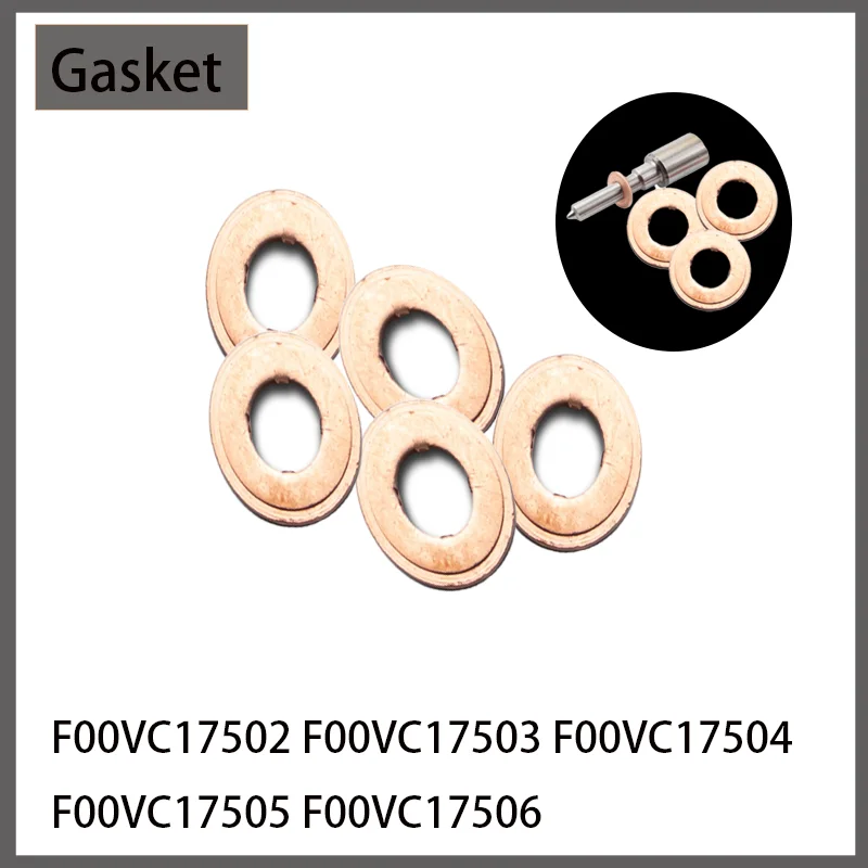 4PCS Copper Washer Diesel Sprayer Gasket F00VC17502  F00VC17503 F00VC17504 F00VC17505 F00VC17506 Injector Nozzle
