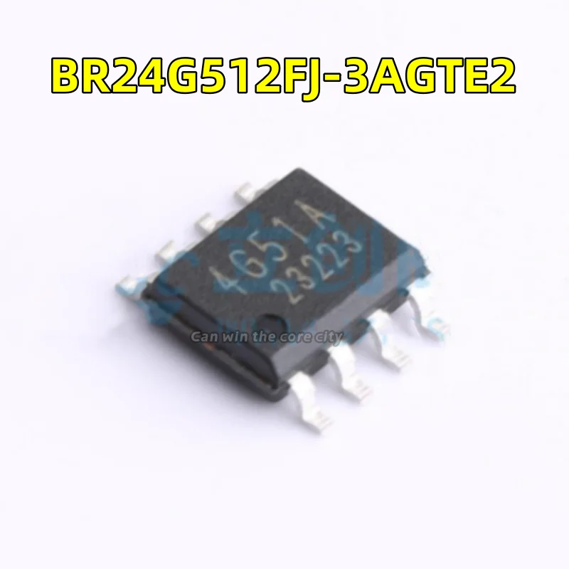 1-100 PCS/LOT New BR24G512FJ-3AGTE2 BR24G512FJ Screscreen 4G51A Patch SOIC-8 Storage