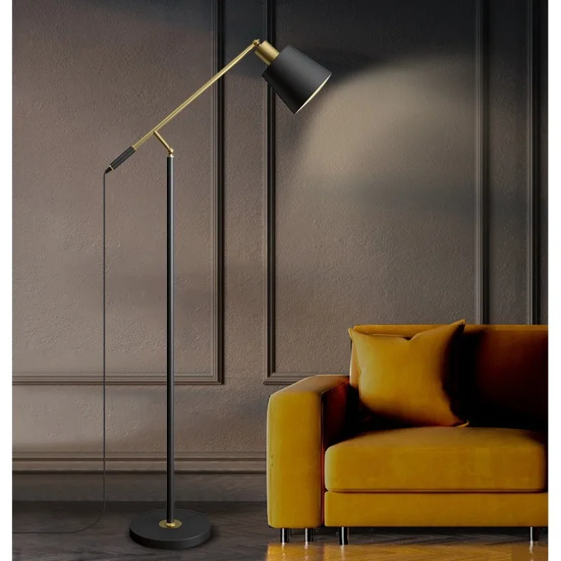 Standing table lamp, floor lamp, living room, bedroom, study, American style luxury sofa, Nordic internet famous bedside lamp