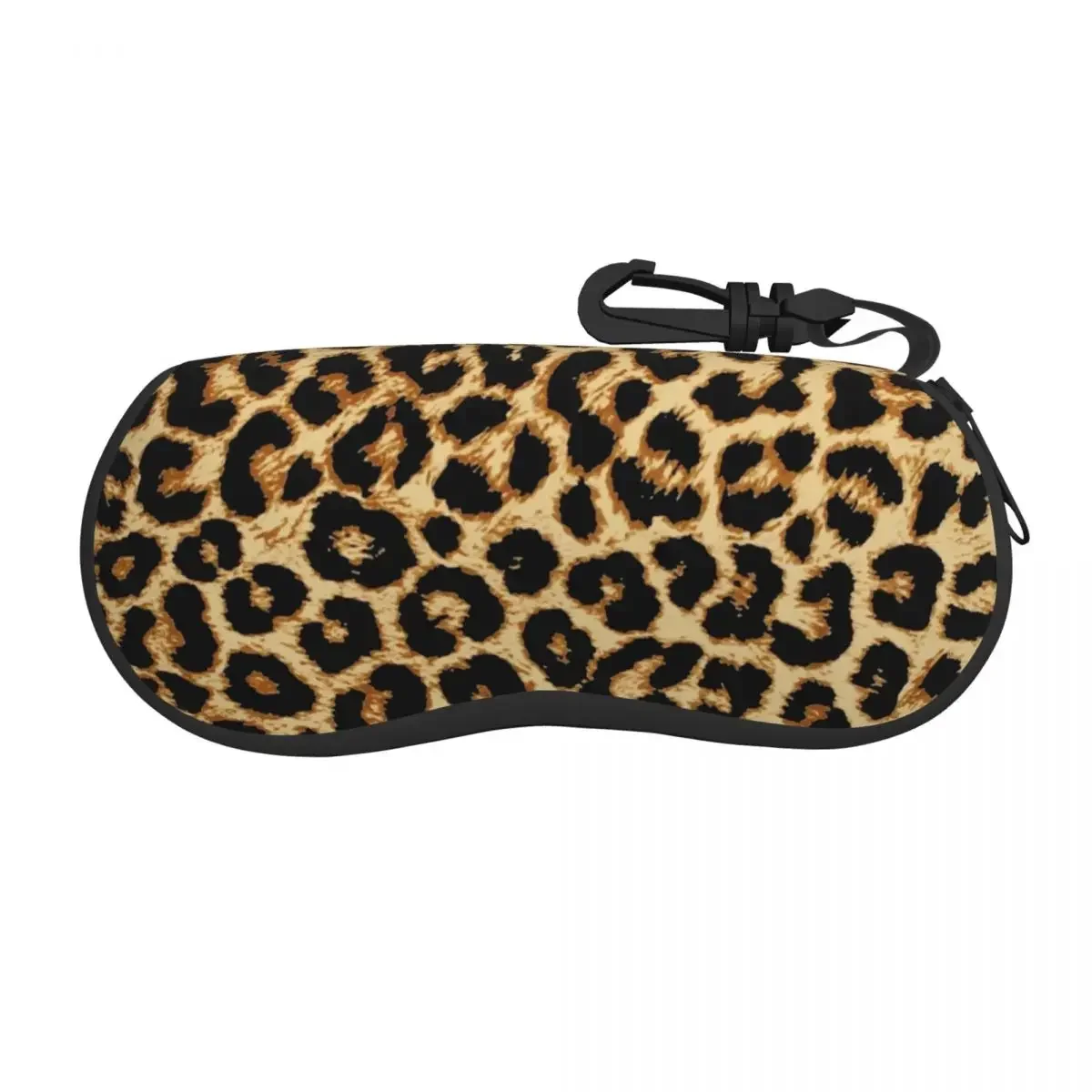 Custom Real Leopard Glasses Case Fashion Sexy African Animal Fur Shell Eyeglasses Case Sunglasses Box