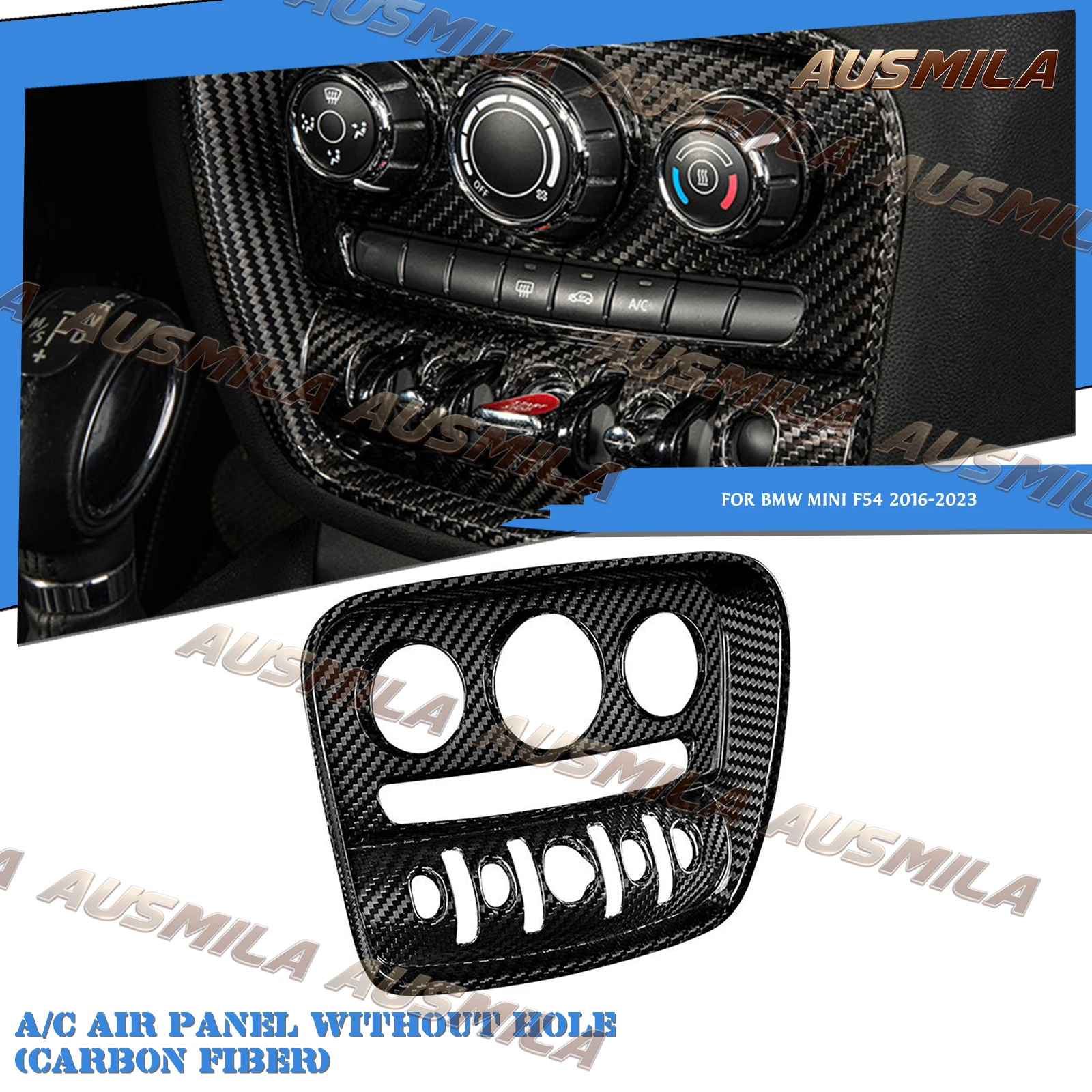 

Inner Center Console Air Conditioning Panel Cover Trim Frame For BMW Mini F54 2016-2023