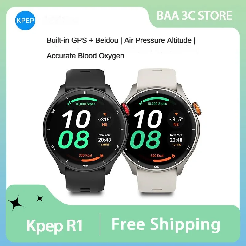 Kpep R1 Major Sports Watch Bluetooth Smart Watch Gps Bracelet Call Heart Rate Waterproof Pedometer Watch Gifts for Boys