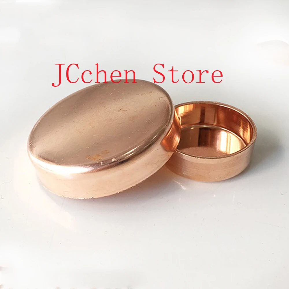 133mm  159mm ID End Cap 99.9% Copper End Feed Solder Cup Stopper lumbing Fitting For Air Condition