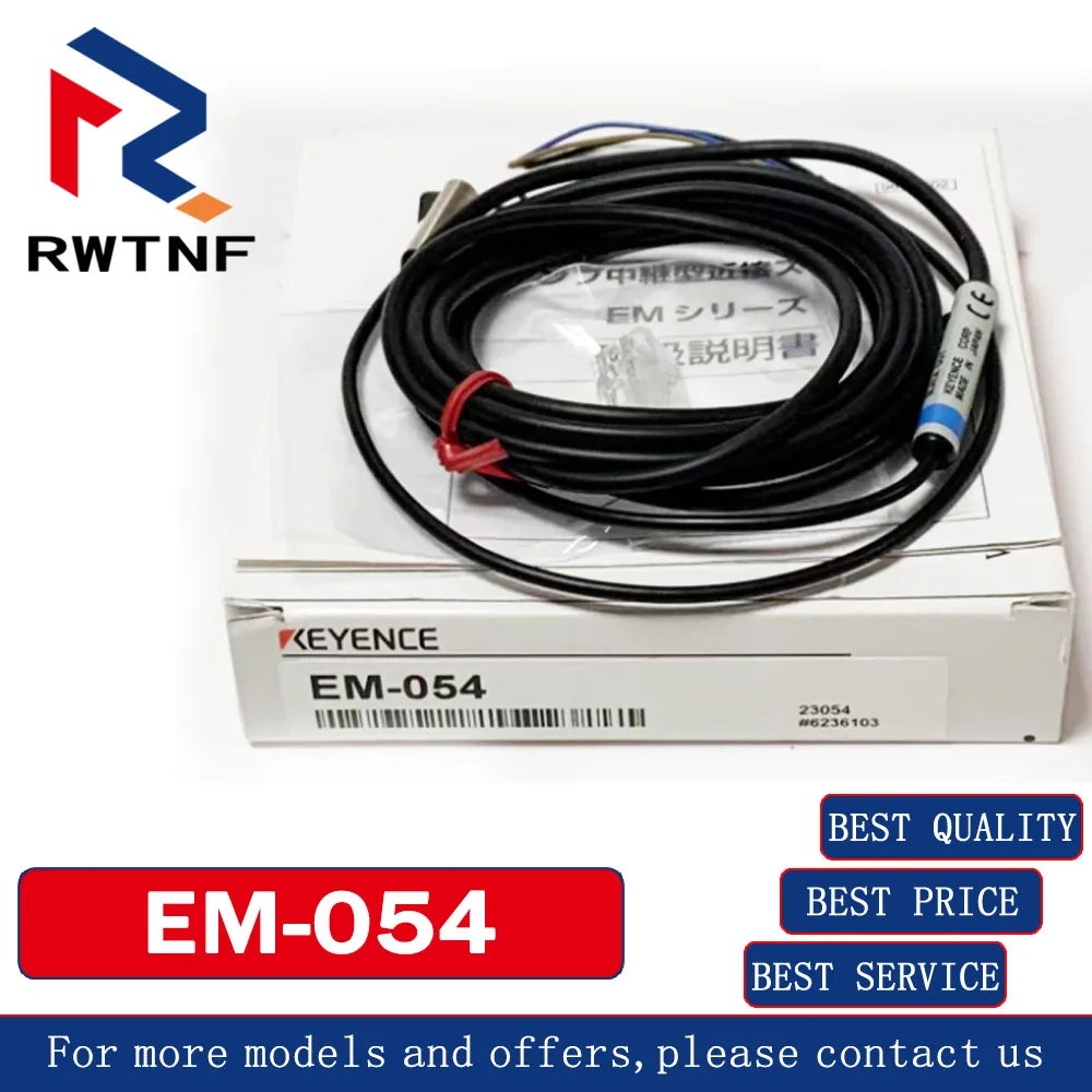 KEYENCE NPN สวิตช์ความใกล้เคียงขนาดเล็ก EM-054 NPN เซ็นเซอร์สวิตช์ความใกล้เคียงขนาดเล็ก
