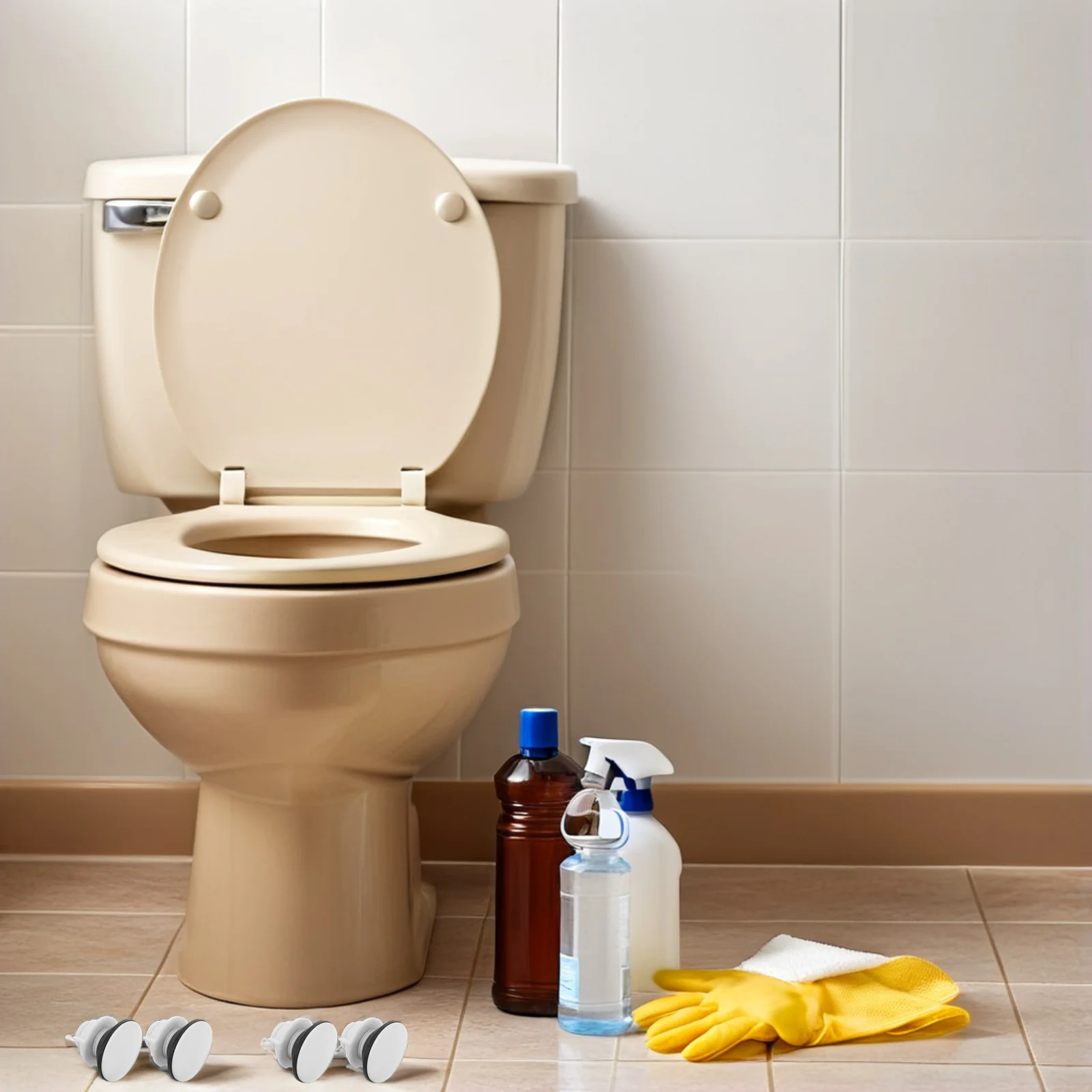 

2Pcs Toilet Tank Plug Plastic Replacement Parts Strong Airtight for Bathroom Water Tower Fish Tank Pool Bucket Accessories