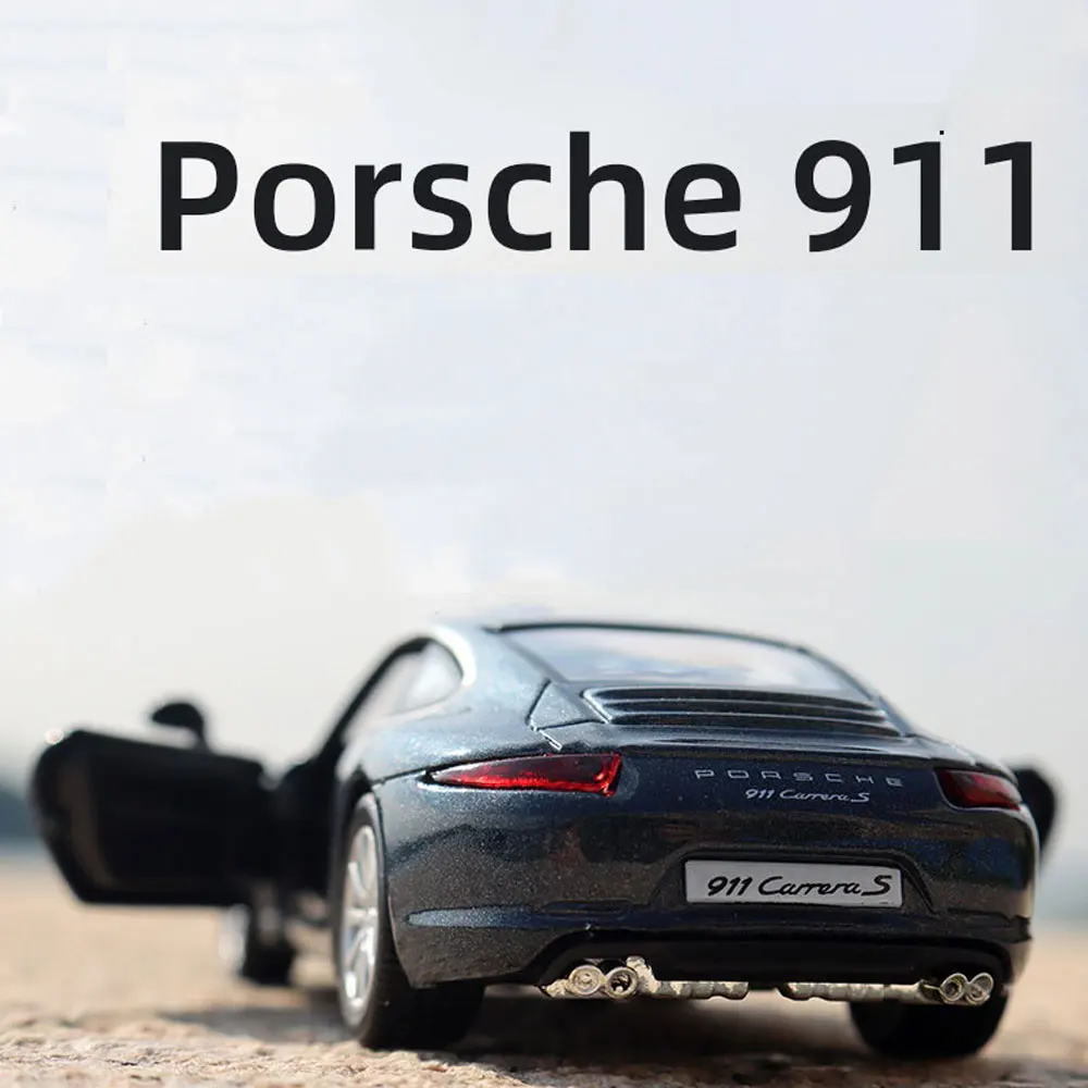 1:36 Porsche 911 Metal Alloy Toy Car Diecasts & Toy Vehicles Decoration Model Miniature Scale Collect Toys For Children Boy