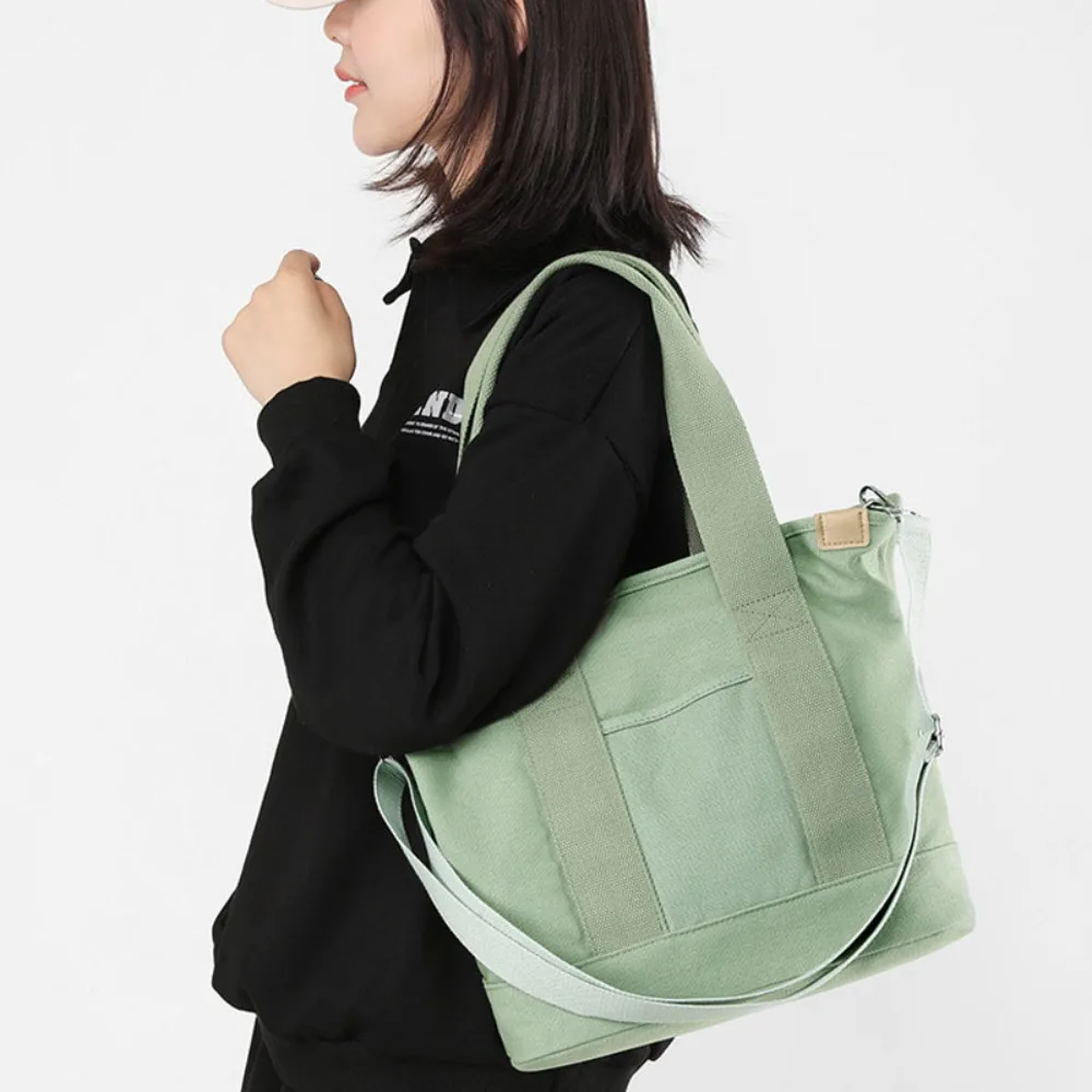 

Hot Sale of The Season New Canvas Casual Street Trend Personal Daily Bag Simple Women's Bag Single Shoulder Bag Slant Cross