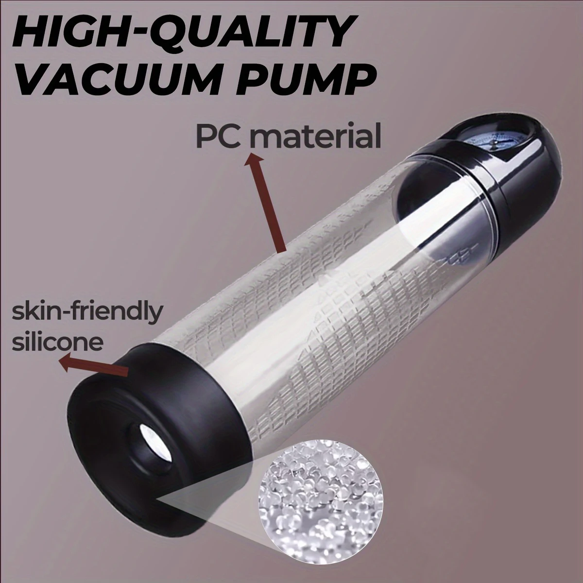 Male Manual Penis Pump Penis Enlarger Negative Pressure Vacuum Pump Big Dick Erection Enhancement Trainer Equipment Adult SexToy image 5