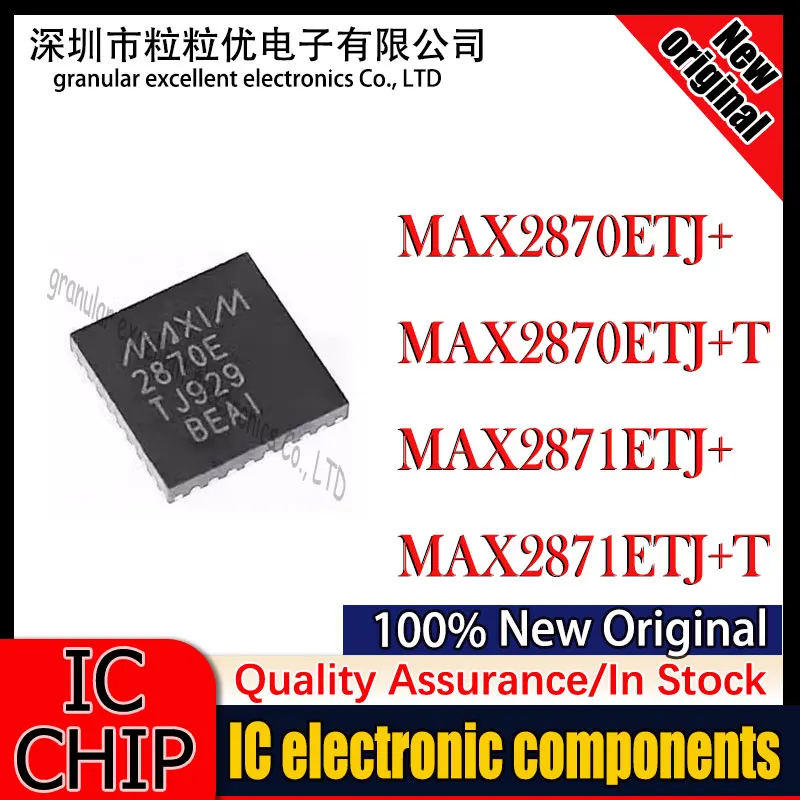 1Pcs Max2870Etj+ Max2870Etj+T Max2871Etj+ Max2871Etj+T Max2870 Max2871 Wfqfn-32 Stock Quality Assurance Chipset