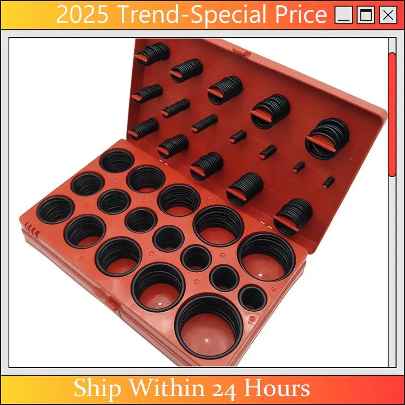 

Feb.419Pcs Rubber Wear-Resistant O-Ring O-Ring Sealing Ring Universal High-Pressure Resistant 0-Ring
