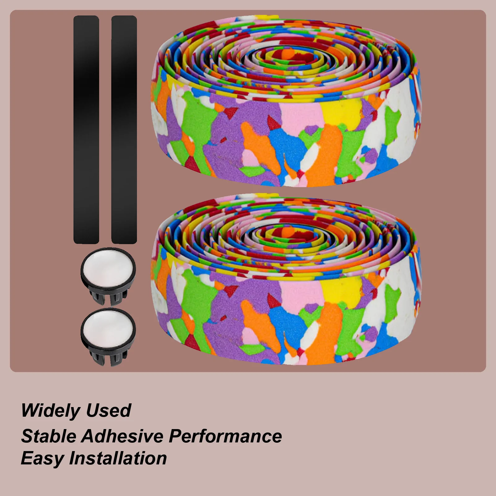 

Handlebar Tape For Road Bike Shock-Absorbing EVA Grip Adhesive Road Bike Handlebar Tape For Riding Motorcycling Comfort Upgrade