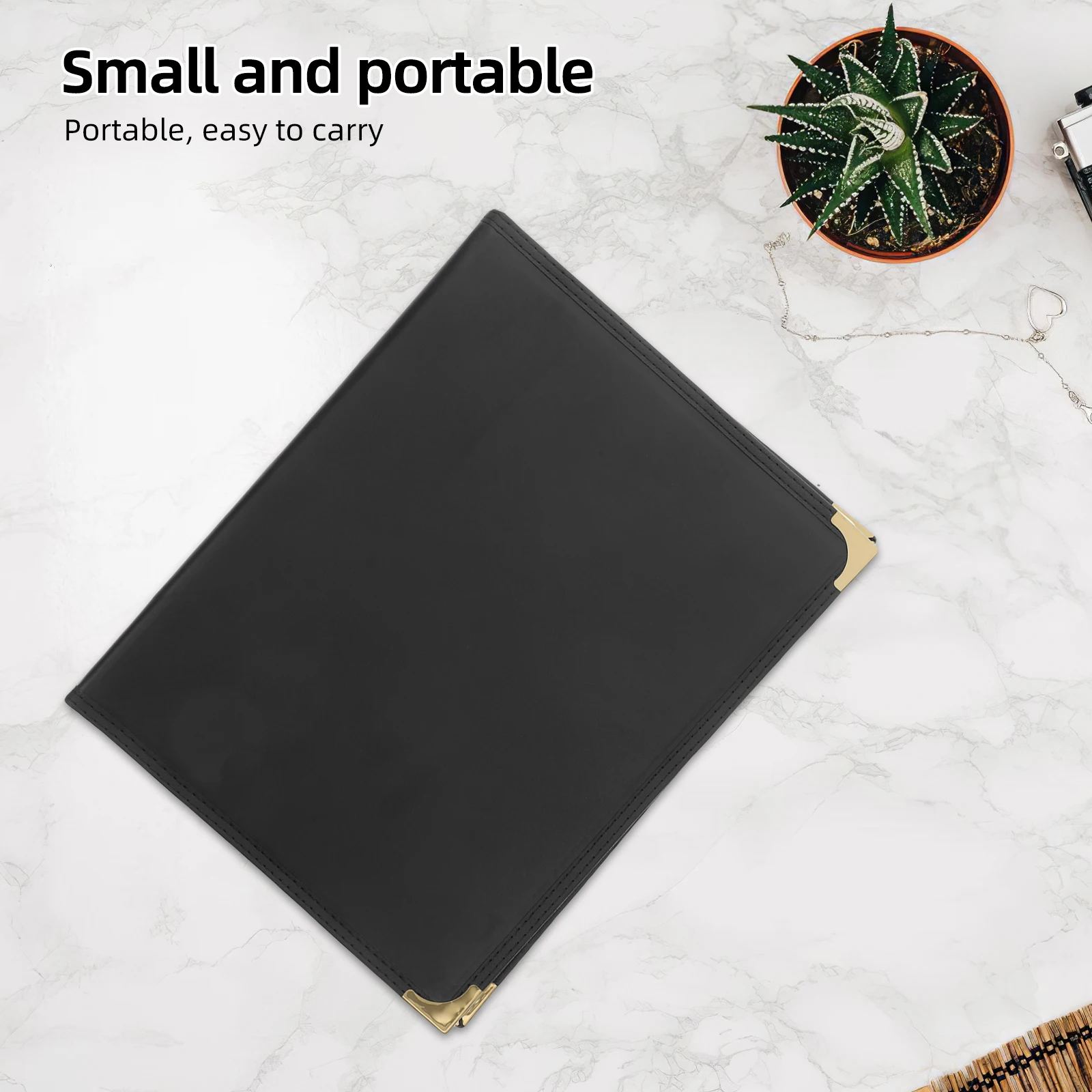 مجلد قائمة شفاف 3 بولي كلوريد الفينيل لمطعم وصفة واضحة غطاء كتاب قائمة الطعام كم حامل القائمة منظم الطعام