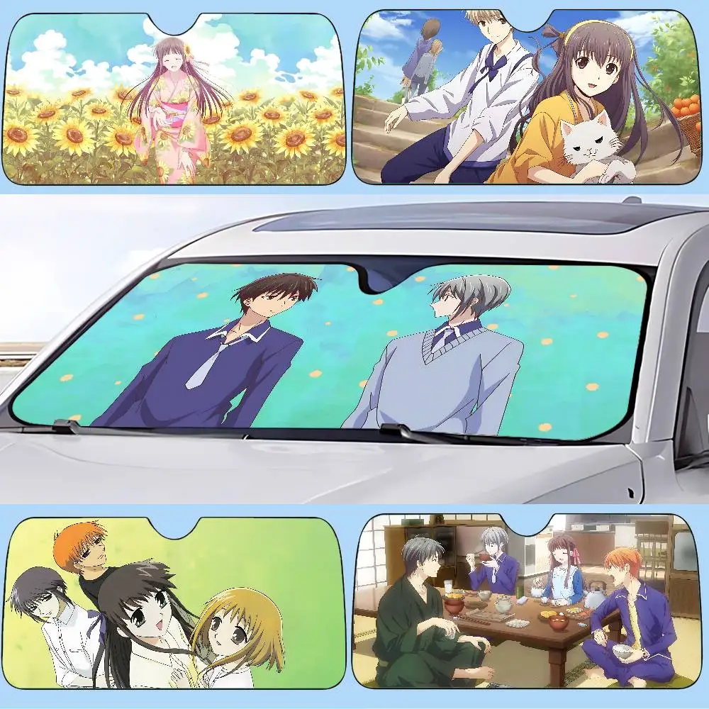 

Anime Fruits Basket Car Sunshade Curtains Sunshade Car Window Windscreen Cover Sun Shade Auto Sun Visor Car-covers