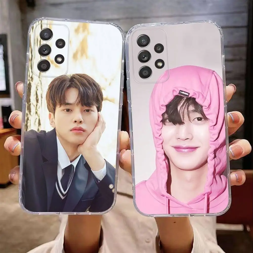 

Song Kang Korea Actor Phone Case For Samsung Galaxy A,71,70,52,51,40,31,50,50S,30S,21S,12,10,Note20ultra Transparent Cover