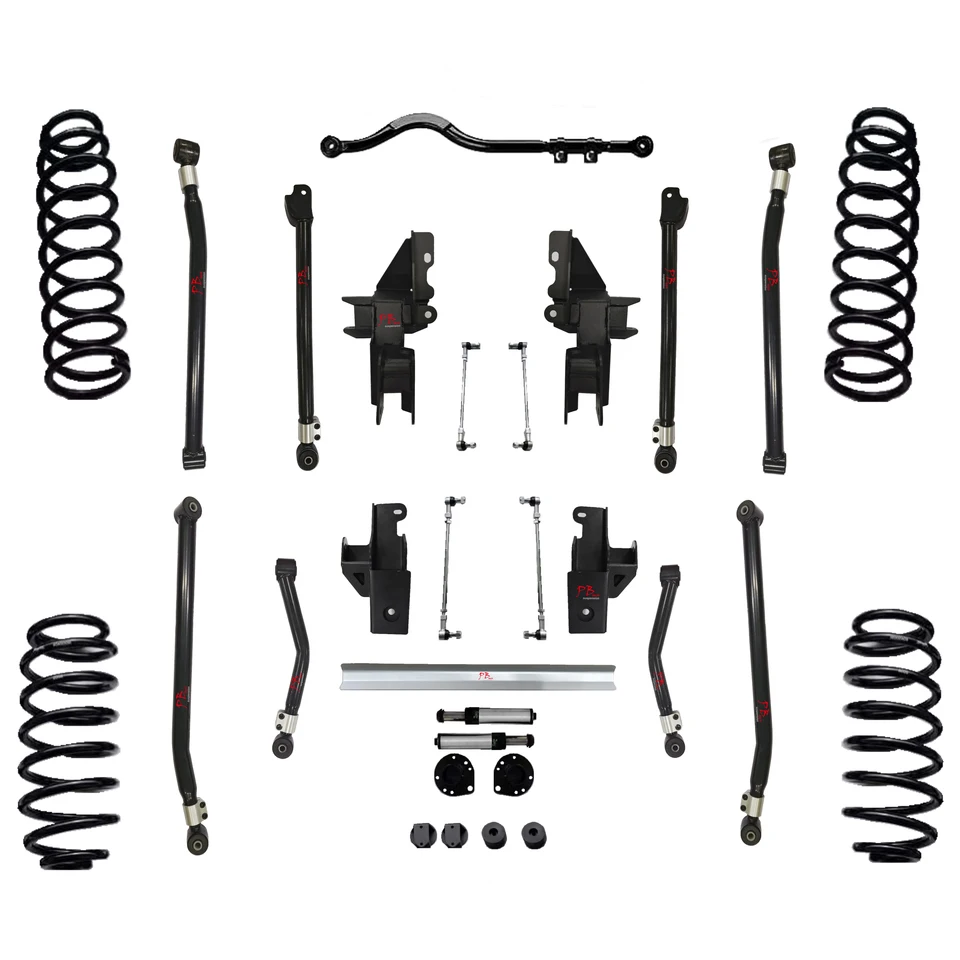 For 2018-UP Wrangler JL 3.5inch Suspension Lift Kit Offroad Coil Springs Long Control Arm