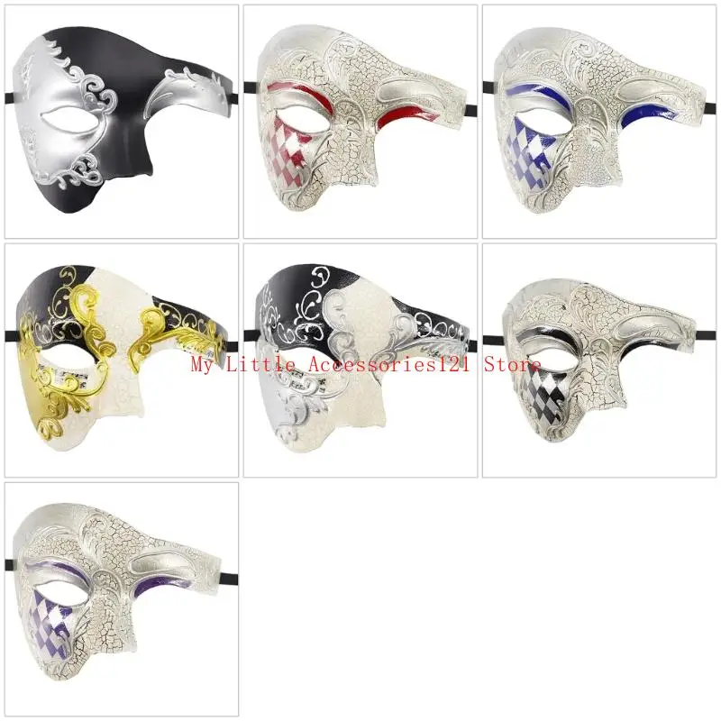 

Mardi Gras Mask Masquerade Mask Venetians Party Mask Half Face Mask for Carnivals