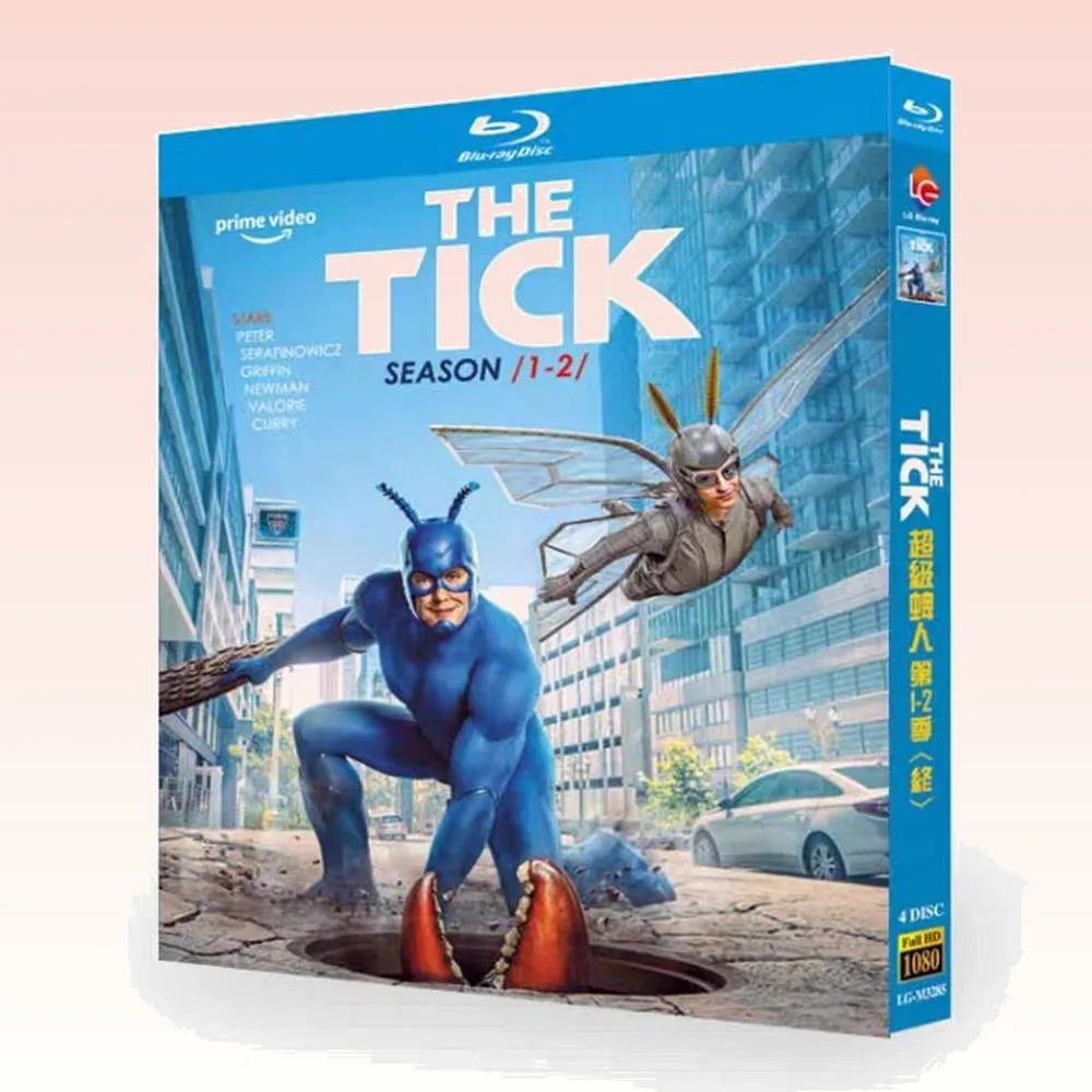Super Tick Man Seasons 1-2 Blu-ray High Definition US TV Series BD Discs Box Set with English Chinese Traditional Japanese