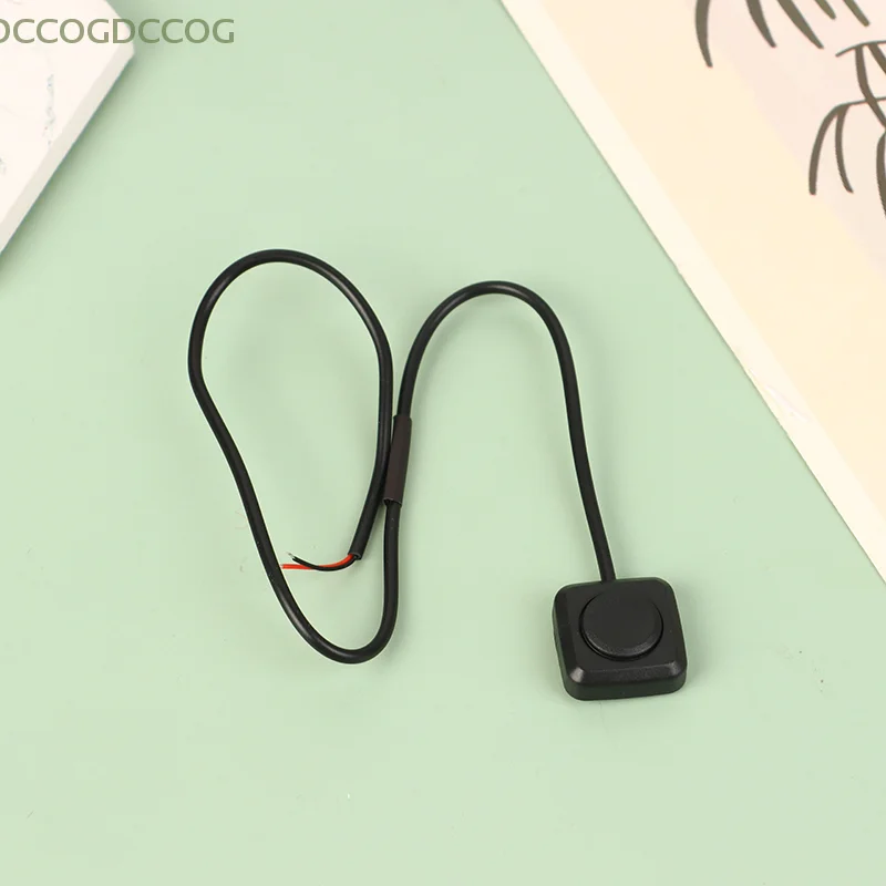 1pc diy lanterna montagem em superfície mini botão interruptor momentâneo botão liga/desliga plástico preto 12v 24v botão de alarme do carro