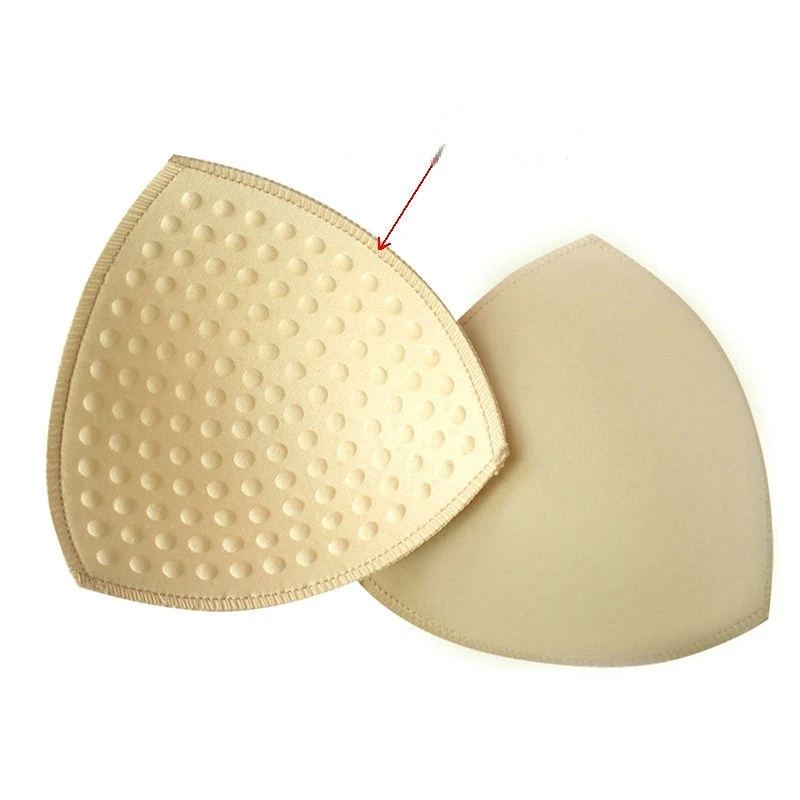 Underwear Accessories Sponge Chest Cup Mat Massage Yoga Wrap Breast Replaceable Breathable Chest Mat Triangle