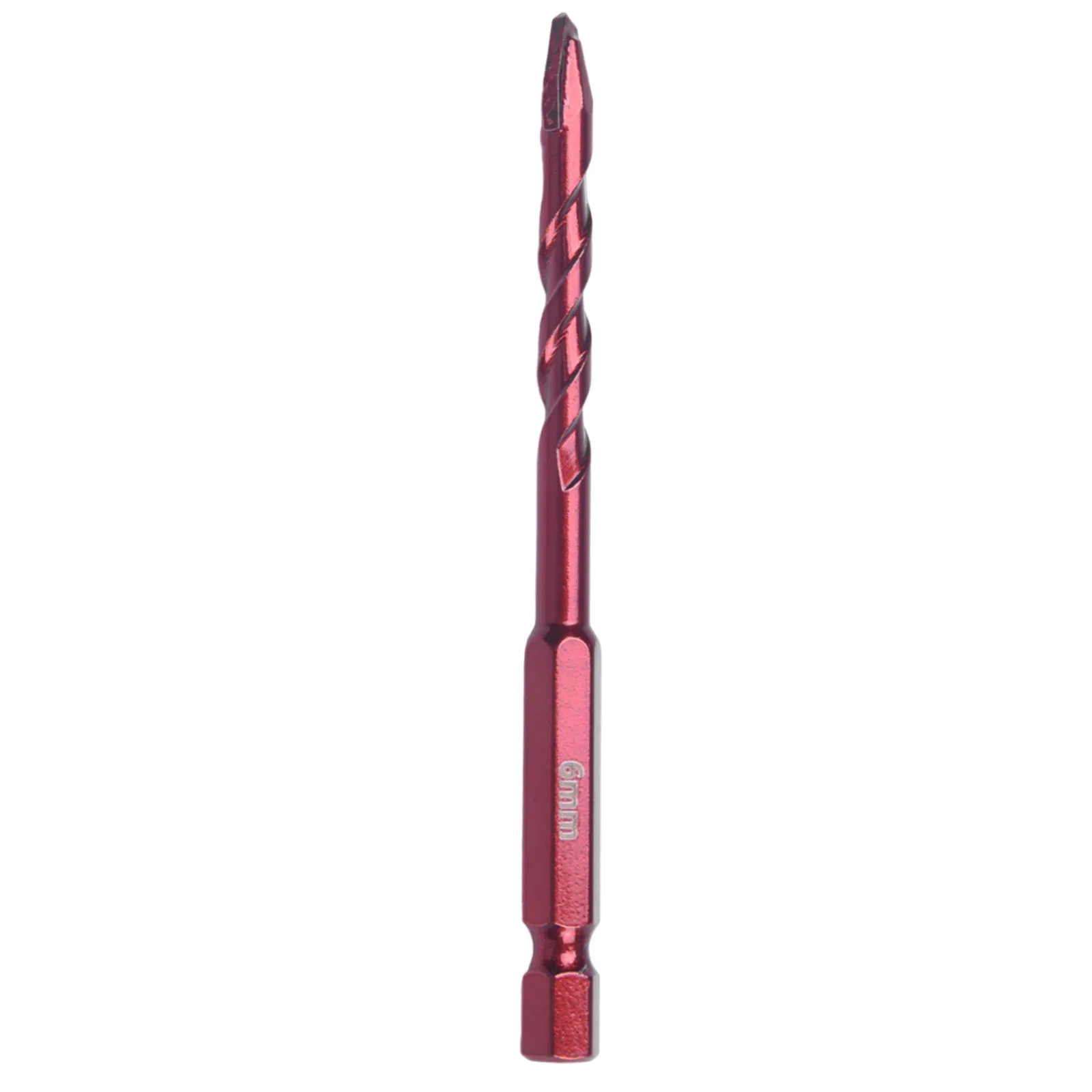 Carbide Drill Bit with Hex Shank for Wall Glass Wood Metal Tiles Offering Secure Chuck Connection and Longevity