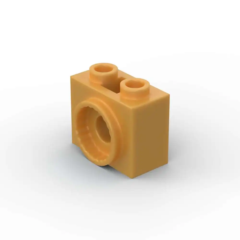 

MOC 10 шт. часть кирпича 80431 модифицированный 1x2x1 с вращающимся шарниром, набор строительных блоков, 1/3 гнезда, головоломка, игрушка, подарки для детей