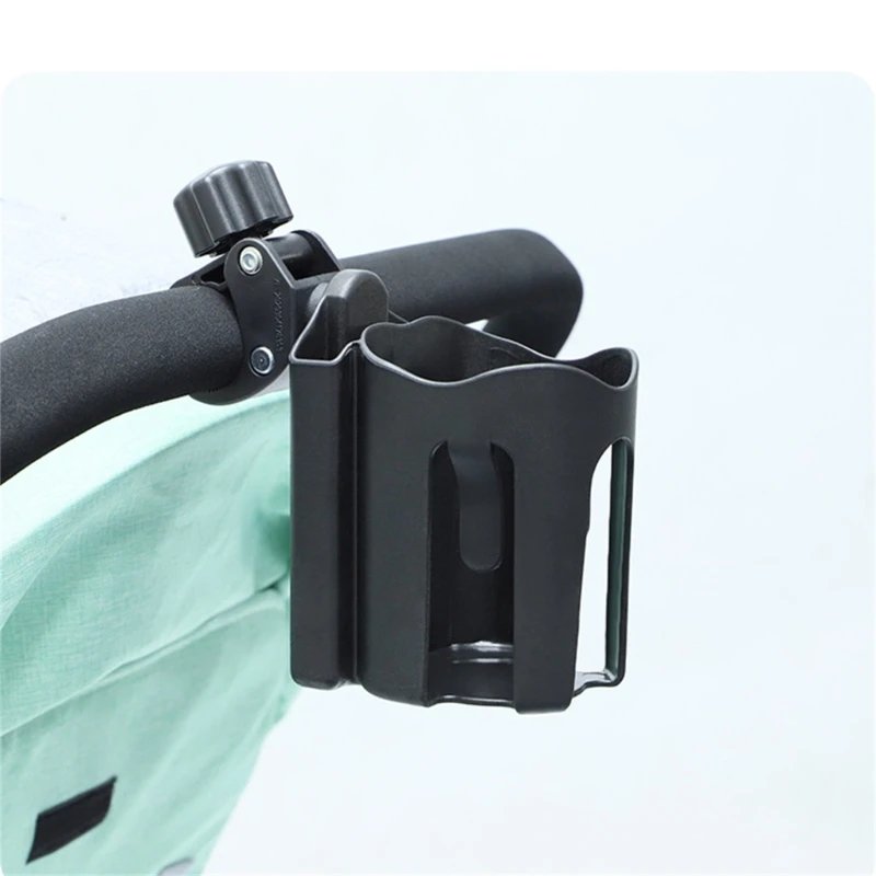 L5YF 2 In 1 Baby Kinderwagen Tasse Halter mit Telefon Halter Universal 360 Drehbare Milch Flasche Lagerung Rack Trolley Zubehör