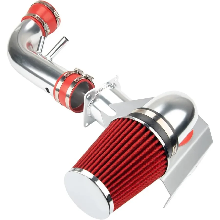 

Комплект воздухозаборника Комплекты системы воздухозаборника холодного воздуха 3 и 3,5 дюйма с высокопроизводительным алюминиевым фильтром, совместимые с Mustang GT 1996-2004 гг.