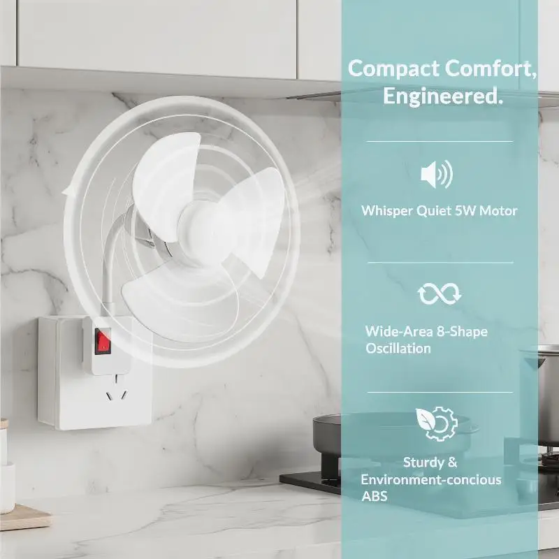 Efficient Cooling with 5W Small Ceiling Fan for Desktop Use in Kitchen and Bedroom