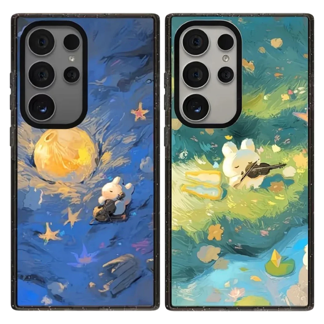 

511212 Acrylic Magnetic Case: Compatible with Samsung Galaxy S23 U S24U S25 Ultra S25+ Plus Shell