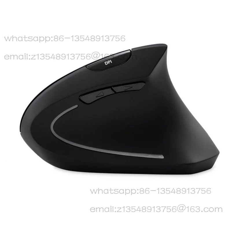 713N Right Hand Wireless Mouse Dry Battery Ergonomic Vertical Mouse Prevention Mouse Hand