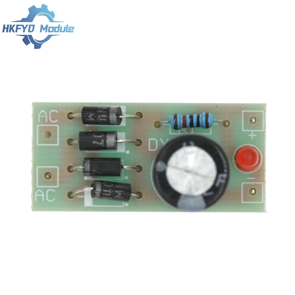 AC to DC power conversion module 1N4007 full bridge rectifier filter 12V 1A AC DC converter