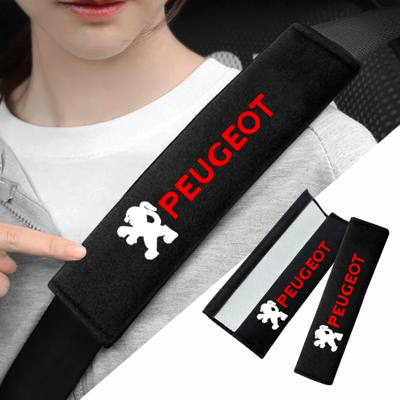 2 шт. автомобильный ремень безопасности, накладка на плечо для Peugeot 307 107 207 407 408 308 206 406 507 508 1008 5008 3008 автоаксессуары