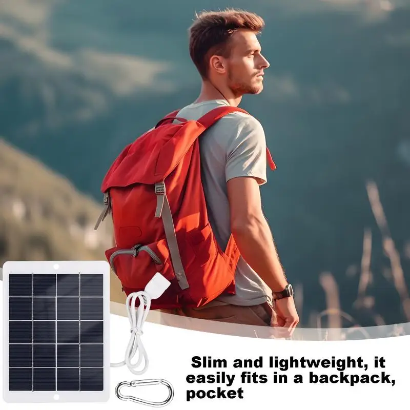 5V,5V,5V,5V,5V,防水,高速,キャンプ用,ファン用,LEDライト用の携帯電話ソーラー充電器