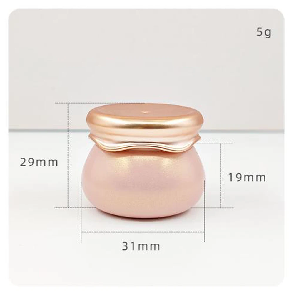 1 szt. 5g Japońskie Puste Słoiczki Żelowe Plastikowe Okrągłe Pojemniki Kosmetyczne na Paznokcie Małe Słoiczki na Próbki Kremu Pudełko na Żel do Paznokci