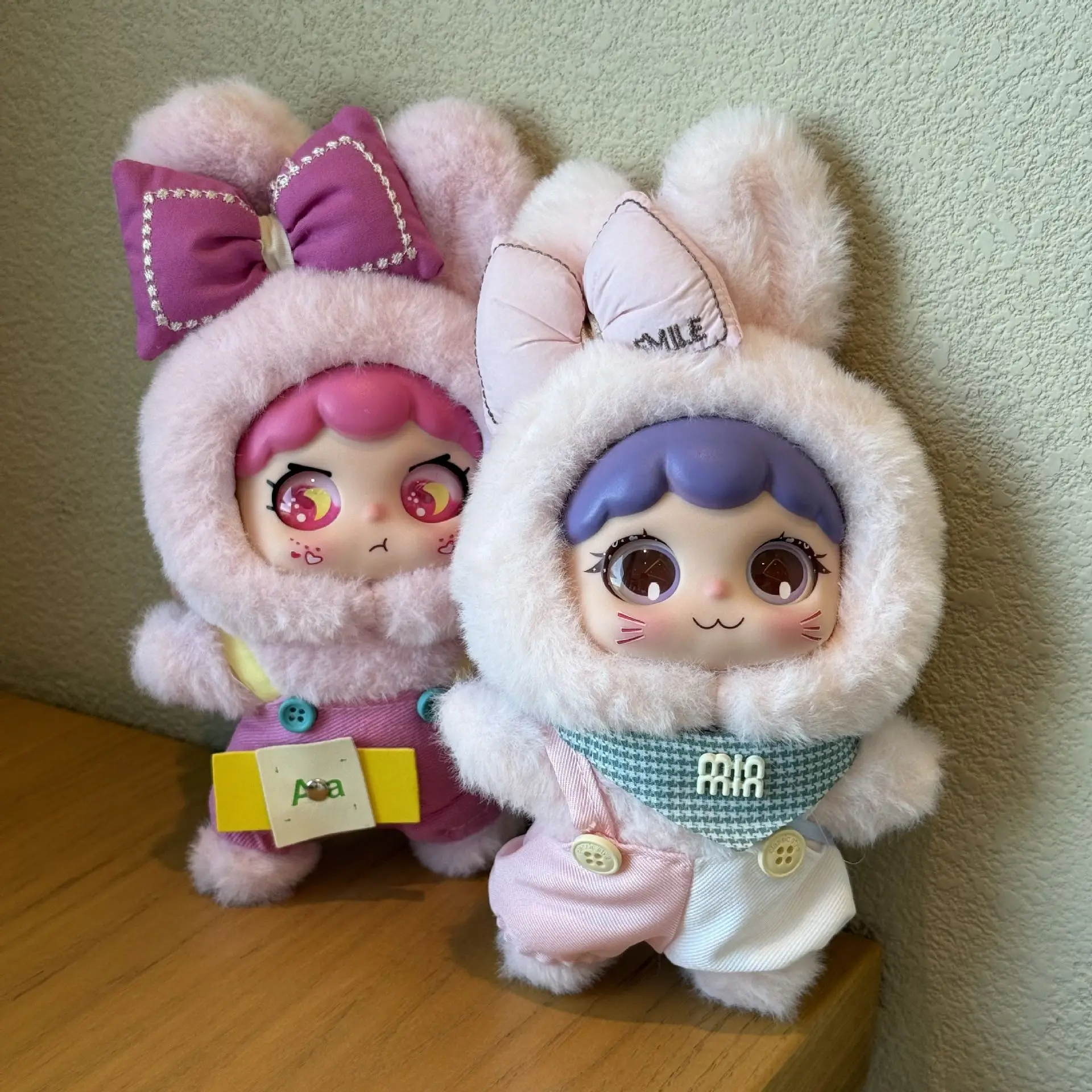 

Genuine Cute Toy Vinyl Doll Key Chain Pendant Backpack Ornaments Qixi Adult Children Plush Pendant Gifts.