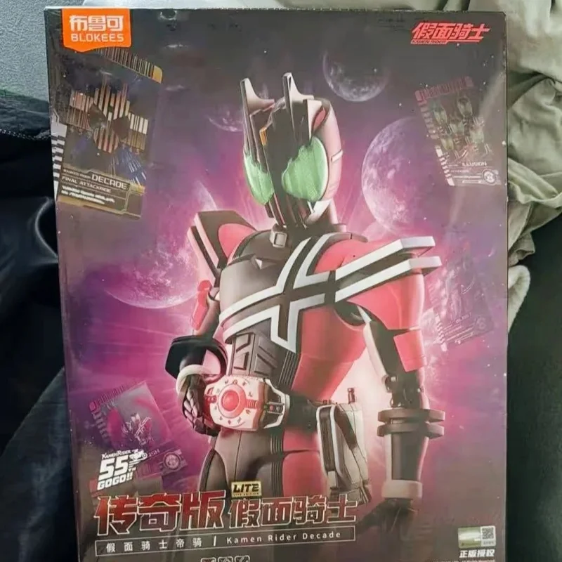 Figuras de Acción Originales Blokees Kamen Rider Decade, Edición Legendaria, Versión Coleccionable, Kit de Modelo para Armar, Regalos
